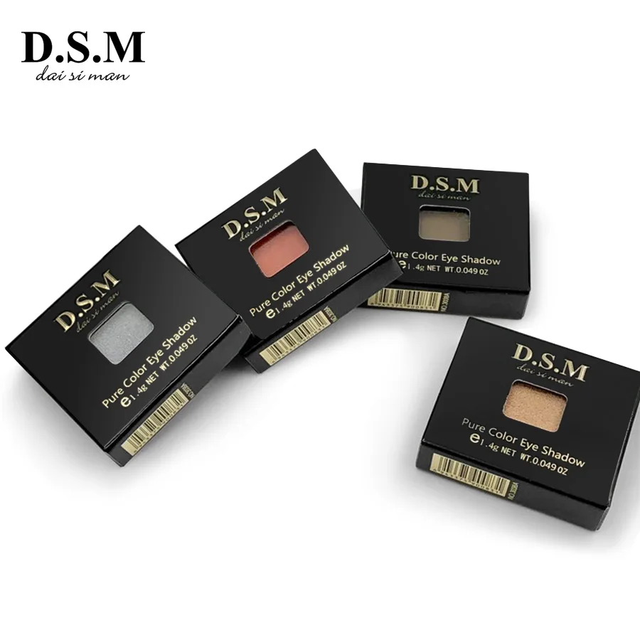 D.S.M Профессиональные Тени для век DIY Сменные комбинированные 4 идеальных оттенка палитра матовые блестящие красочные косметические тени для макияжа