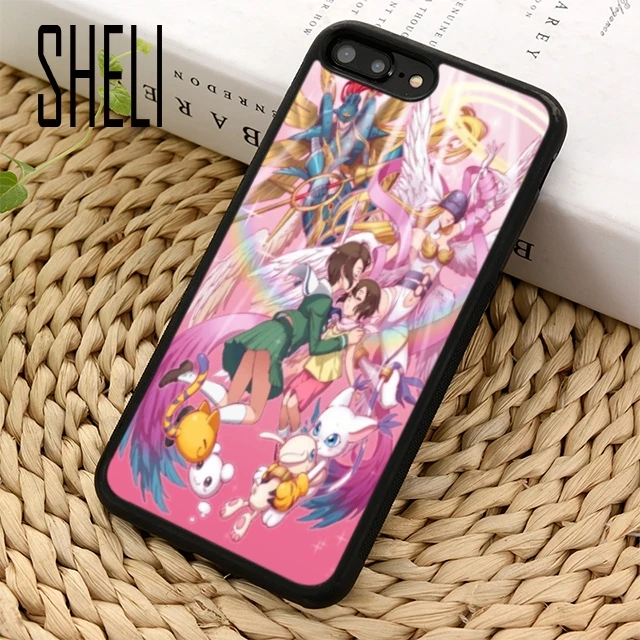 SHELI Digimon Pokkemons Phone Case Cover For iPhone 5 6 6s 7 8 plus 11