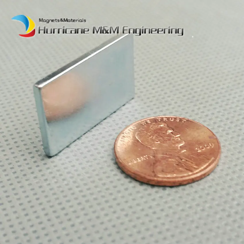 96 шт. N42 блок 40x20x2 мм Прямоугольный NdFeB стержень Постоянные Магниты редкоземельные