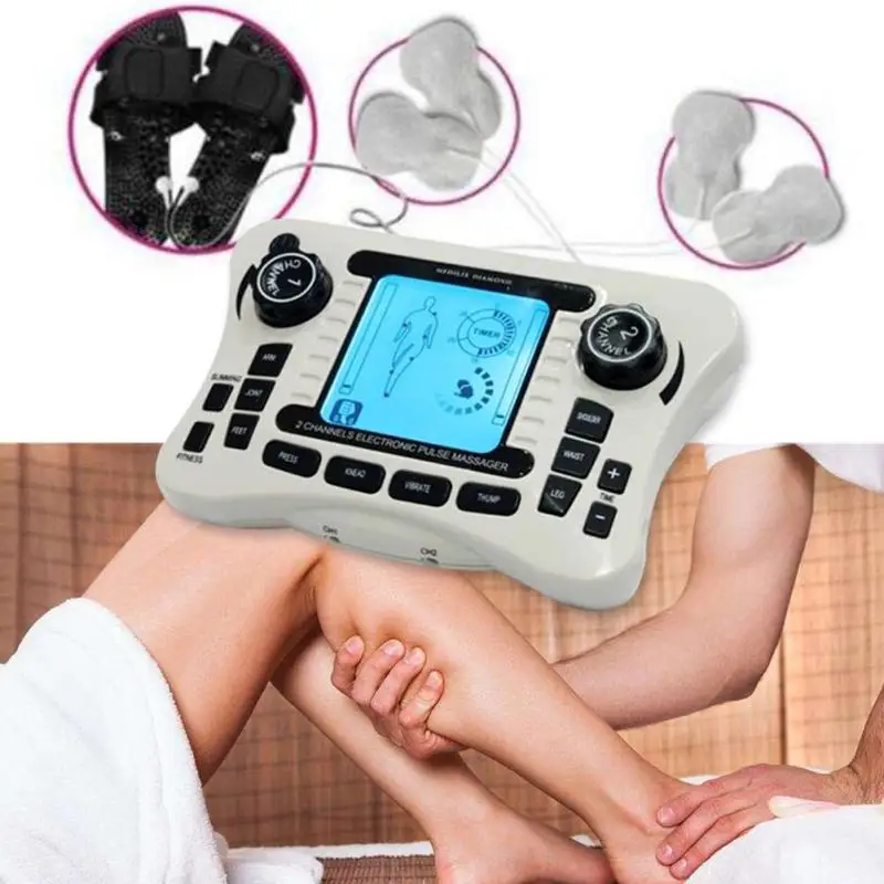 Electrical Massager Digital Tens Machine Acupuncture Slimming Therapy Machine Body Muscle Relax Pain Relief L4 Electrical Massager Digital Tens Machine Acupuncture Slimming Therapy Machine Body Muscle Relax Pain Relief L4