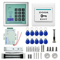 2017 Новый 620lbs Электрический дверной замок магнитный Управление доступом Fobs пароль Системы комплект полный RFID двери Система контроля