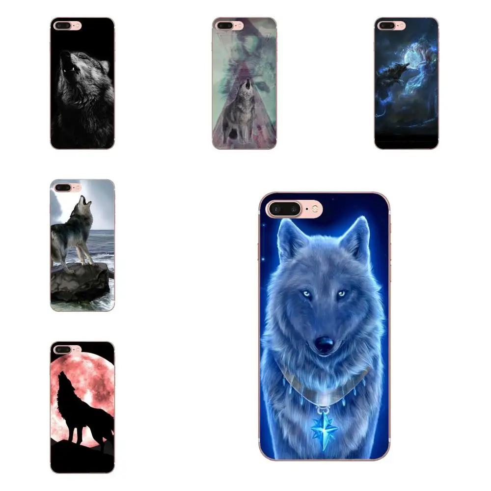 Wolf For Xiaomi Redmi Mi Note 7 8 9 SE Pro Lite Go Play Soft Silicone TPU Transparent Phone Cover Case Capa | Мобильные телефоны и
