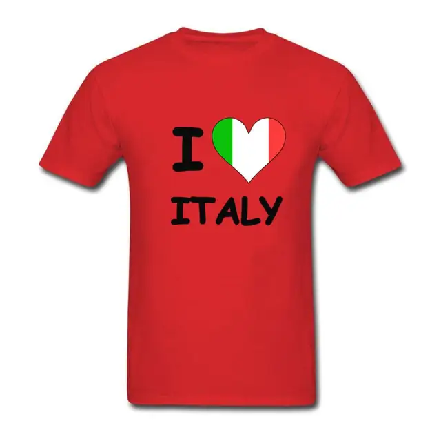 I LOVE ITALY T shirts Heart men Italia Italian ITA jerseys clothing