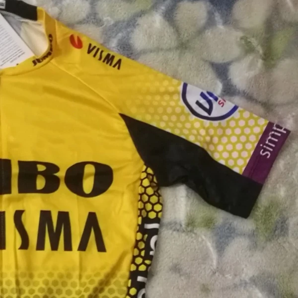 pro team jumbo visma желтая велосипедная майка, набор для велоспорта, дышащий MTB, Быстросохнущий велосипед, Ropa ciclismo, гелевая подкладка