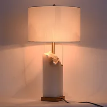 TUDA 35X61 см,, мраморные настольные лампы в американском стиле, настольная лампа для гостиной, спальни, прикроватной тумбочки, настольная лампа