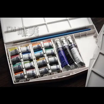 

Freeshipping New product release Windsor Newton cotman solid watercolor pigment 16 color+liquid watercolor pigment 3 color