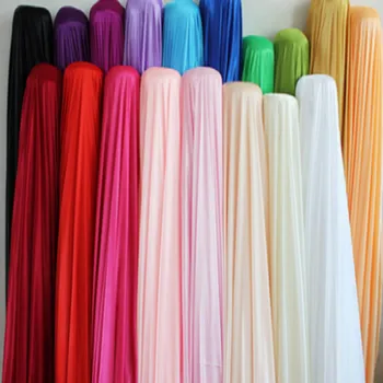 

wide 1.7meter fibre modacrylic fabric Ice silk fabric silk chiffon fabric coat Wedding arrangement pajamas curtain underwear