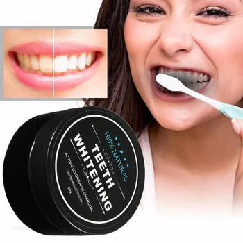 

30g Teeth Whitening Powder Smoke Coffee Tea Stain Remove Bamboo Activated Charcoal Powder Oral Hygiene Dental Tooth Care 669
