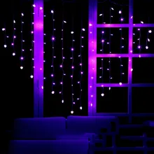 Светодиодный сценический свет строка 2x1,5 м 124 светодиоды Свадебные домашний декоративный свет Крытый Настенный декор в форме сердца розовый зеленый желтый белый AC220V Очки виртуальной реальности VR