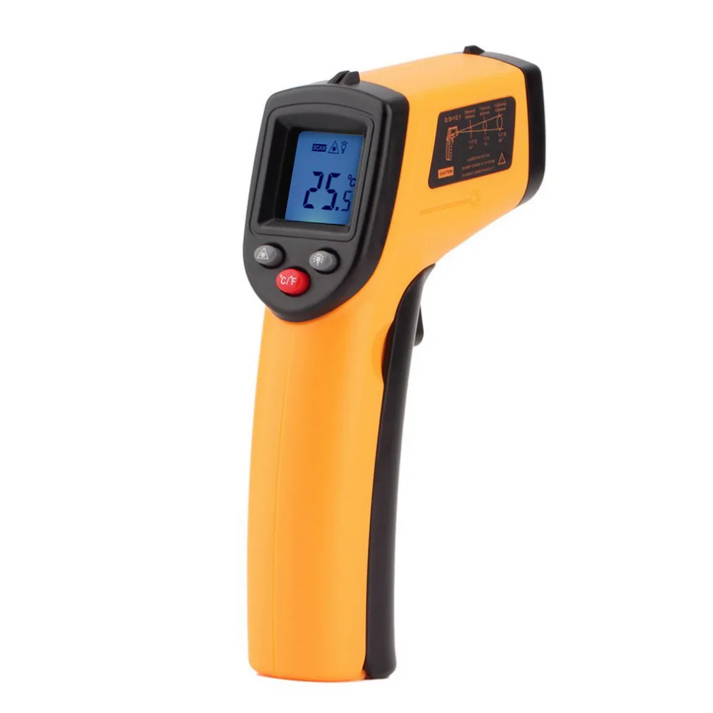 

Non-Contact LCD Display IR Laser Infrared Digital Temperature Meter Sensor Thermometer Point with Data Holding