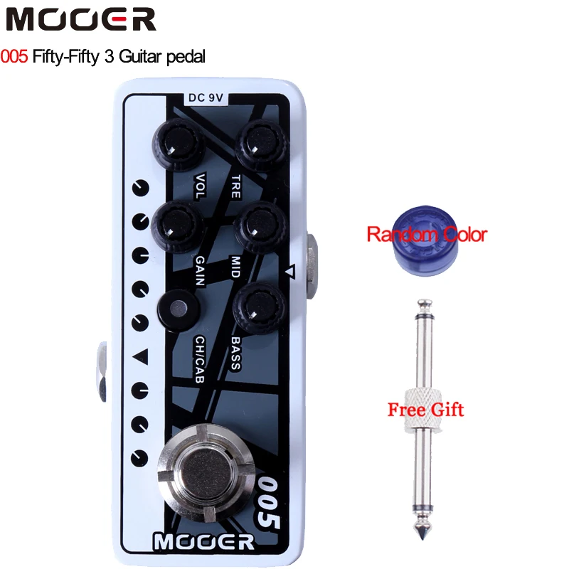

Mooer 3Band EQ effect pedal 2 different modes Micro Digital Preamp 005 Fifty-Fifty 3 High quality Dual Channel Preamp