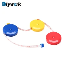 DIYWORK карманный размер портативная линейка измерительные инструменты лента выдвижной метрический ремень Красочные 1,5 м измерительная лента