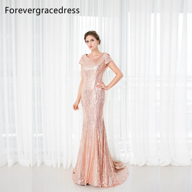 long gold sequin bridesmaid dresses