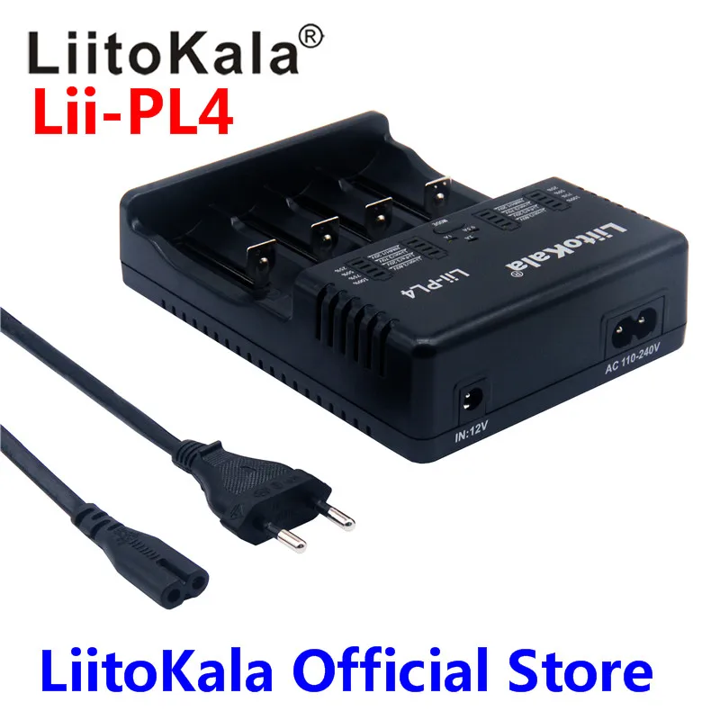 Cena Nowa lii PL4 LiitoKala 1.2V 3.7V 3.2V 3.85V A AAA 18650 18350 26650 10440 14500 16340 inteligentna ładowarka NiMH