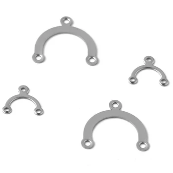 

Stainless Steel Connector Charm 3 Holes Pendant & Earrings Supplies NO Fade DIY Findings Jewelry Making Accessories