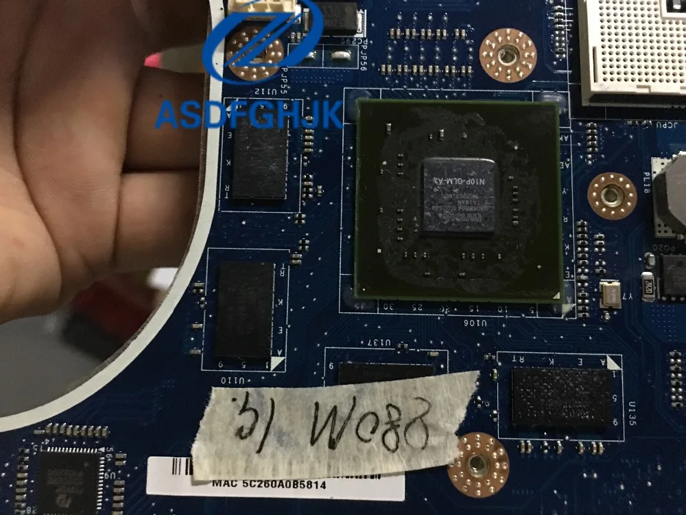 Для Dell Precision M4500 Материнская плата ноутбука QM57 58R56 058R56 CN LA 5573P DDR3 w/ FX 880M 1G GPU Проверка