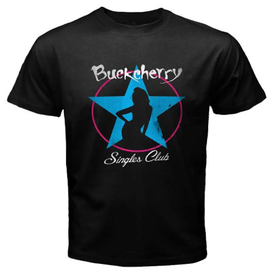 Customize Tee Shirts Regular Buckcherry *Singles Club Crew Neck Short Sleeve Mens Tee Shirt