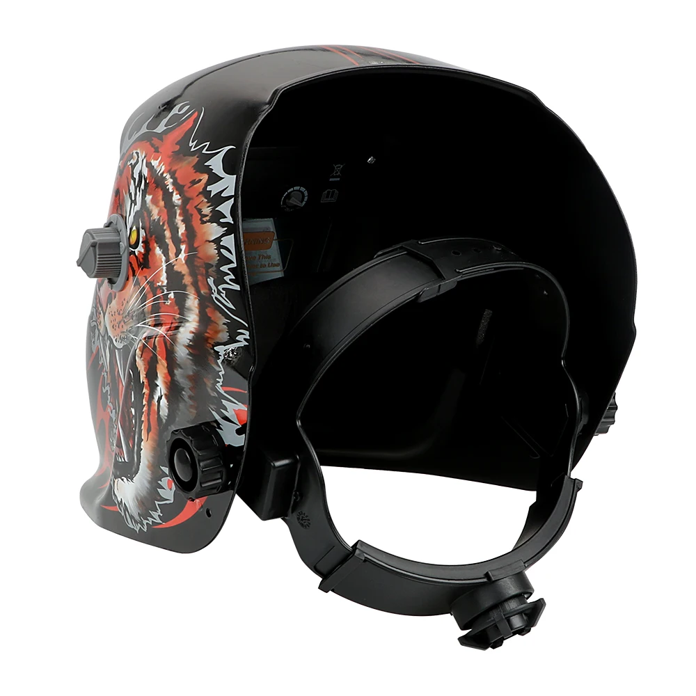 DIYWORK сварки шлем Автоматическое затемнение Солнечный Мощность дуги ММА Регулируемый шлифовальный сварщиков маска сварки/Grind/UV/IR сохранение