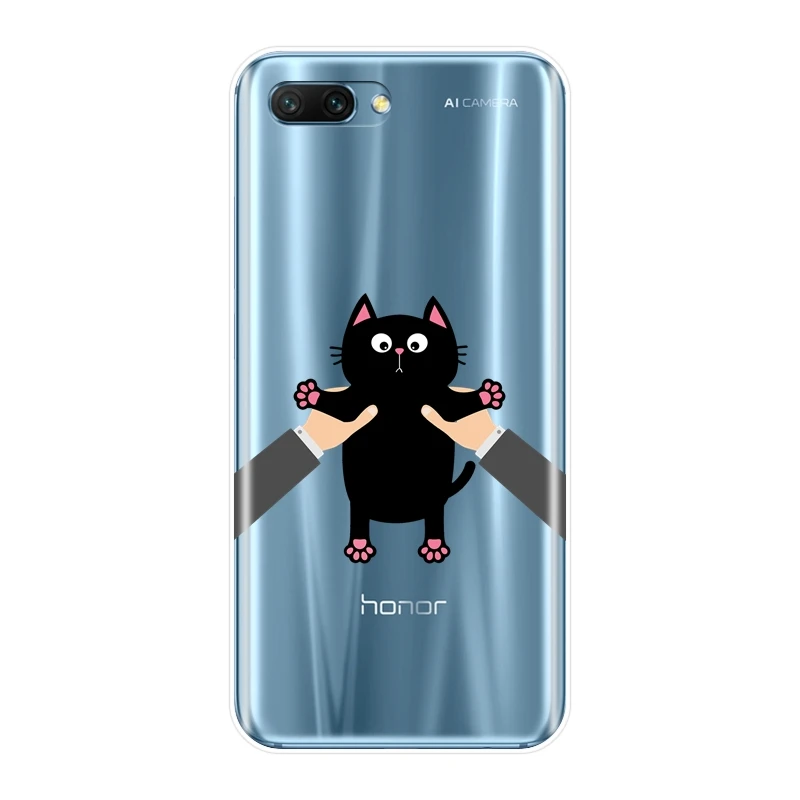 Милый Забавный чехол для Huawei Honor 7 7S 7X 7A 7C Pro 10 9 8 8X MAX Lite Мягкий силиконовый