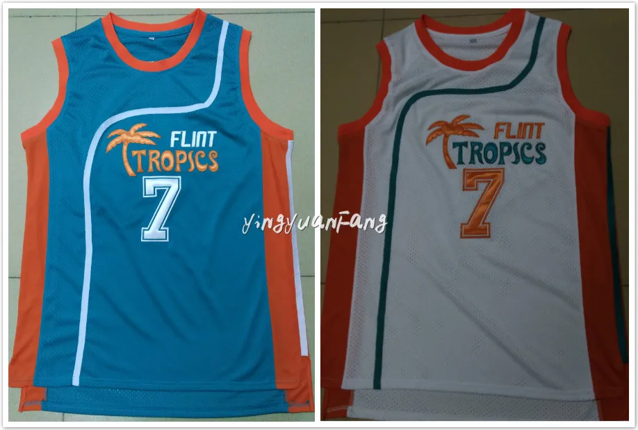 Баскетбольная майка в стиле ретро трикотажные изделия из фильма Half Pro Flint Tropics #7