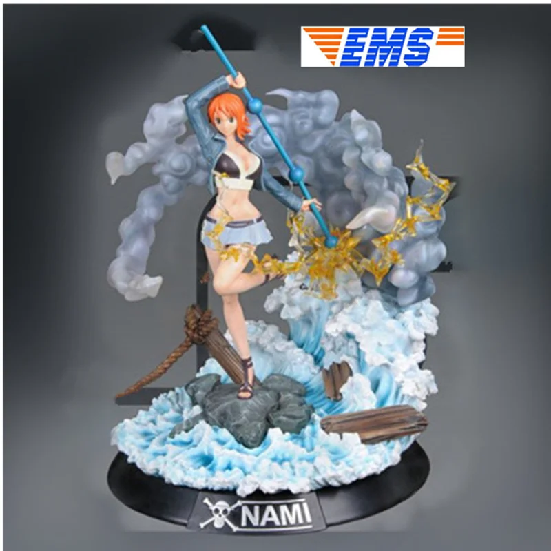 

17'' Statue ONE PIECE Thief Cat Nami Full-Length Portrait Straw Hat Pirates 1:6 Bust GK Action Figure Collectible Toy P1028