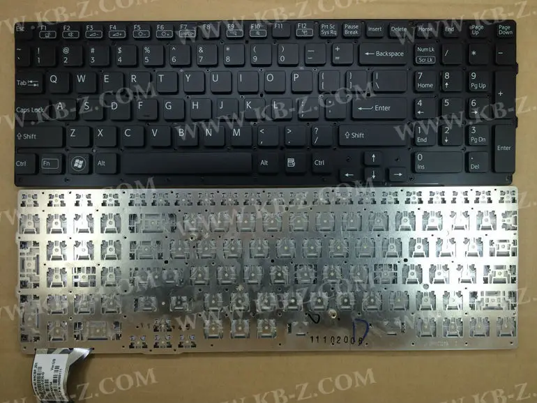 

NEW US keyboard For SONY VPCSE2S5C VPCSE2S8C VPCSE2S9C VPCSE SE Series black no frame Laptop Keyboard