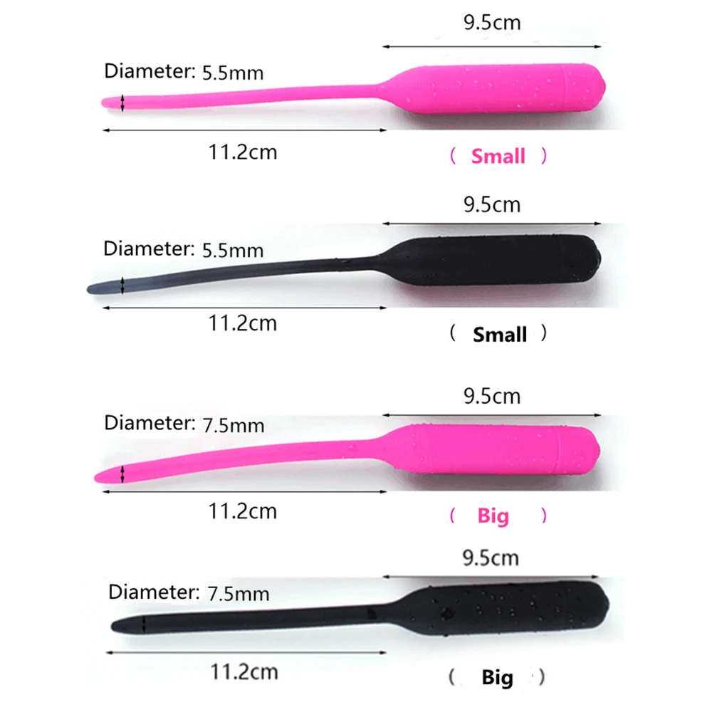 Male Penis Plug 10 Speed Vibrator Urethral Dilator Sounding Rod Silicone Electric Massager Adult Sex Toys for Men Masturbator (4)