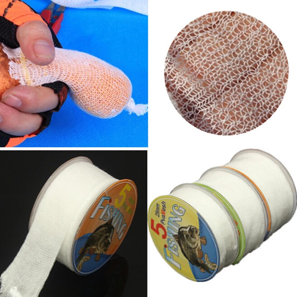 

PVA Mesh Refill Carp Fishing Stocking Rig Bait Wrap Bags Fishing Lure Wrap Tools 5M 25/37/44 mm