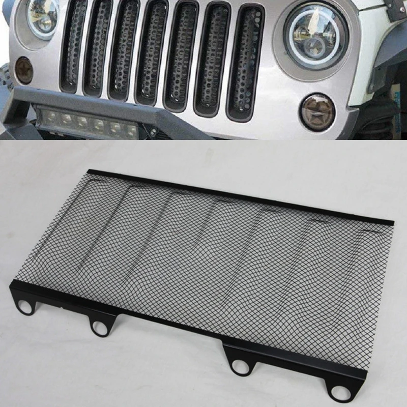 4x4 auto accessories 2007~2015 wrangler jk 3D insect nets mesh grille black steel
