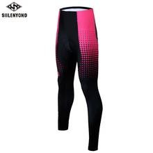 Siilenyond, женские зимние теплые флисовые велосипедные штаны, MTB, велосипедные колготки, для горного велосипеда, велосипедные брюки, 3D гелевая подкладка