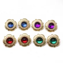 Новые милые синие опаловые геометрические милые серьги-гвоздики