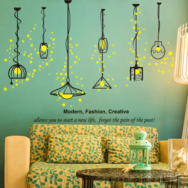 50x70cm New Fashion Diy Home Party Decor Romantic Yellow Light