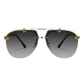 

Men Sunglasses Car Driving Goggles Metal Frame Round Vintage Classic Simple Style 2019