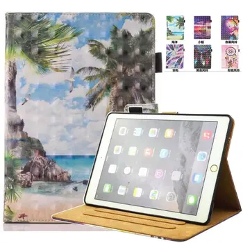 

PU Leather 3D Colorful Case Cover For Apple iPad Pro 10.5 2017 A1701 Smart Case Cover Funda Tablet Stand Shell Cover Case