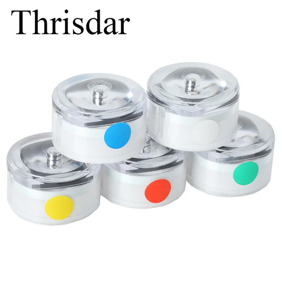 Beste Thrisdar 5 stks partij Solar Led Ondergrondse Licht 1Led Outdoor Begraven Grond Vloerlamp Emergency Tuin Pathway Road Dek Lampen