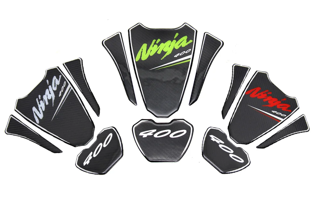 Мото пленка для KAWASAKI NINJA 400 NINJA400 наклейка из углеродного волокна наклейка на мотоцикл газовый топливный бак Pad защита