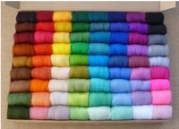 mylb Wholesale 36pcs/lot Wool Fibre Wool Yarn Roving For Needle Felting materials free-shipping new arrival 1