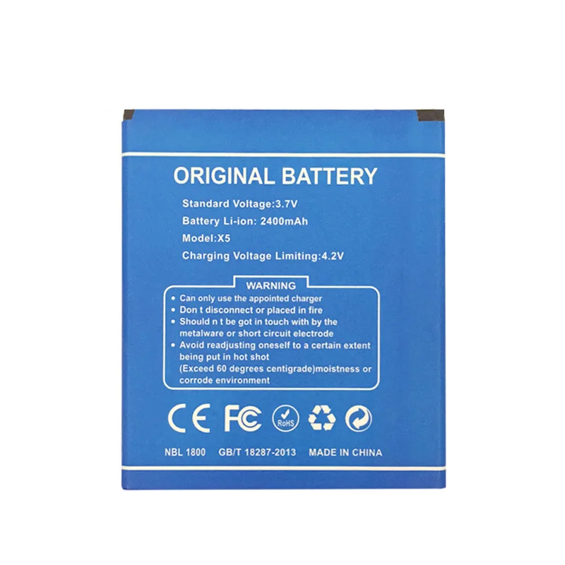 

HIXANNY Battery For DOOGEE X5 2400mAh New Replacement accessory accumulators For DOOGEE X5 Pro Cell Phone Battery + Tracking