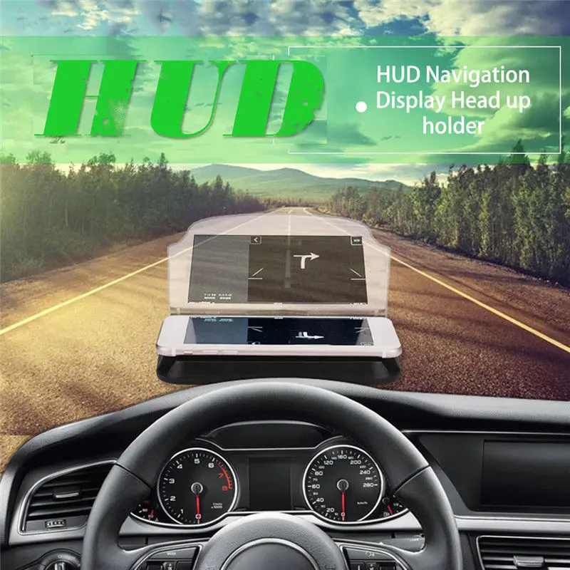  HUD Head Up Navigation Display Halter für Samsung für Iphone Handyhalter für das Auto head up GPS G