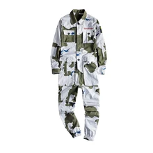 Европа и США в стиле хип-хоп; Модный камуфляжный комбинезон Для Мужчин's Повседневное луч Гаремные Брюки