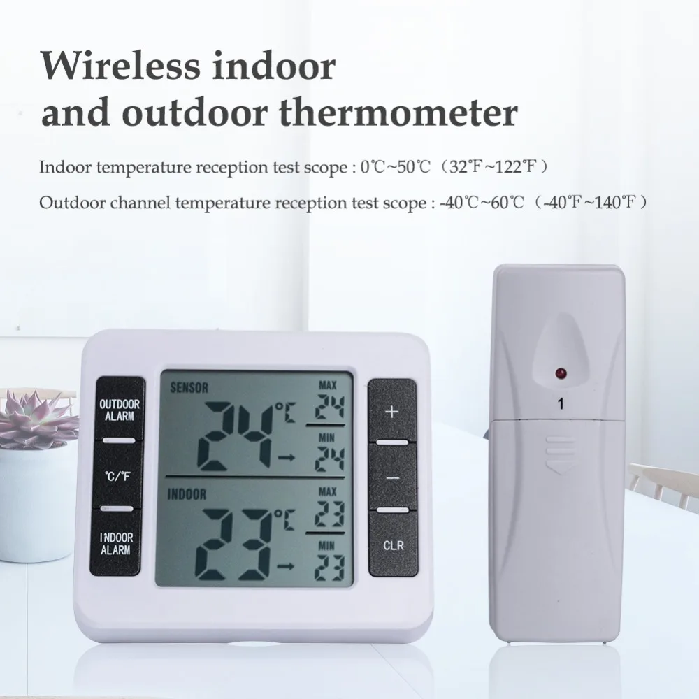 SN010 Electronic thermometer New Wireless Indoor and Outdoor Thermometer Digital Wireless