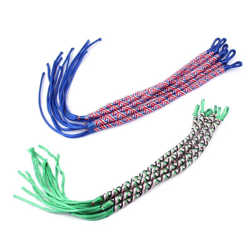

Wholesale 10pcs Charm Woven Rope String Bracelet Boho Bracelet Simple Handmade Chic Girls Friendship DIY Bracelets