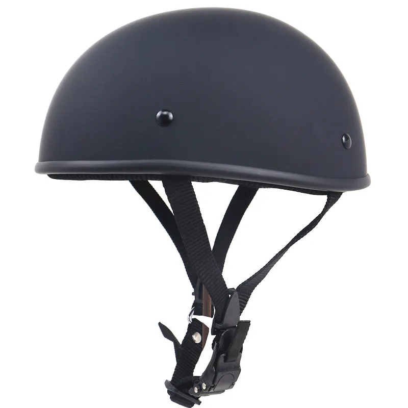 No mushroom head light weight chopper bike helmet Vintage half face motorcycle helmet Fiberglass shell 680g only for adults