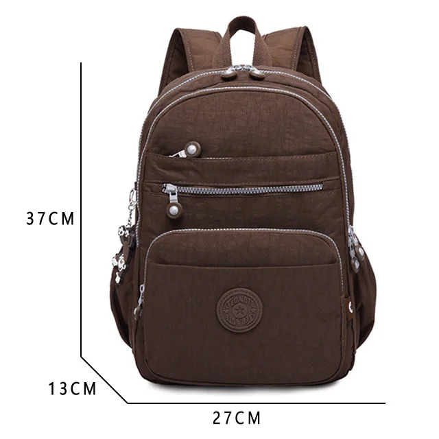 Mini Backpack Female School Backpack Mochila Women Backpacks Waterproof School Bags For Teenage Girls Laptop Bagpack Sac A Dos - Цвет: coffee