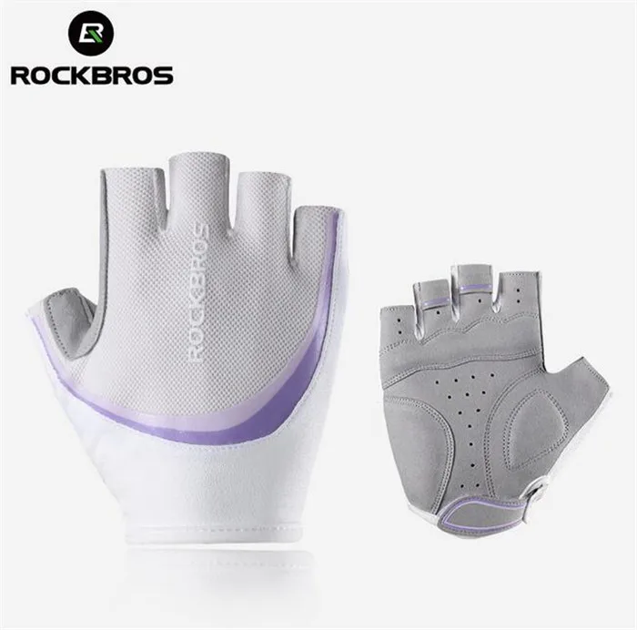 ROCKBROS Women Breathable font b Gloves b font Girls Summer Cycling font b Gloves b font