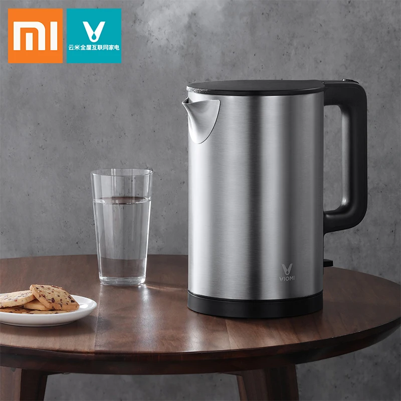 

Xiaomi VIOMI 1800W Electric Kettle 1.5L Anti-scalding Thermostat 304 Stainless Steel prevent rusting for smart home safety