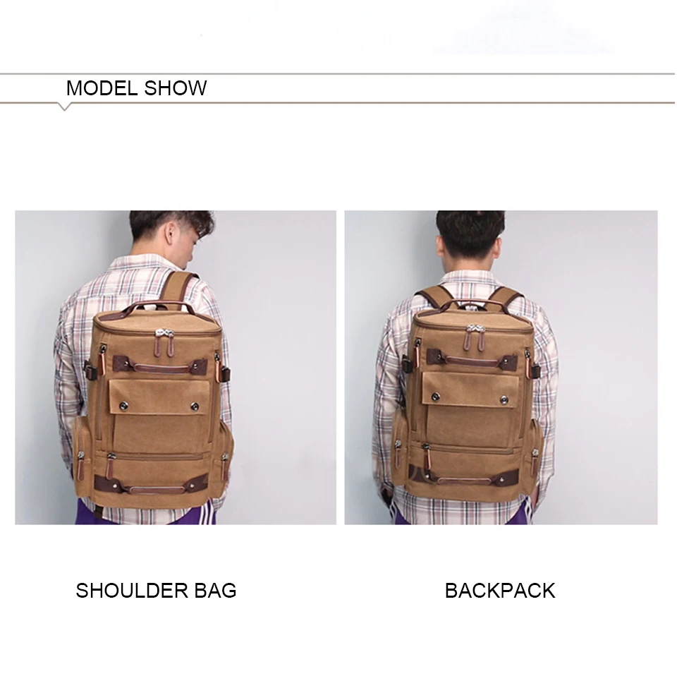 12 Men Backpack Travel Canvas Male Laptop 15 Inch School Bag Backpacks For Teenage Notebook Bagpack Luggage Back Pack Outdoor Bags