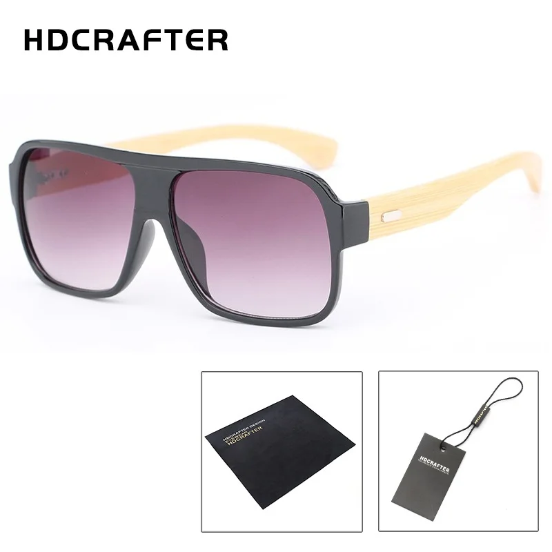 HDCRAFTER бамбуковые солнцезащитные очки мужские Защитные для мужчин Ретро стиль