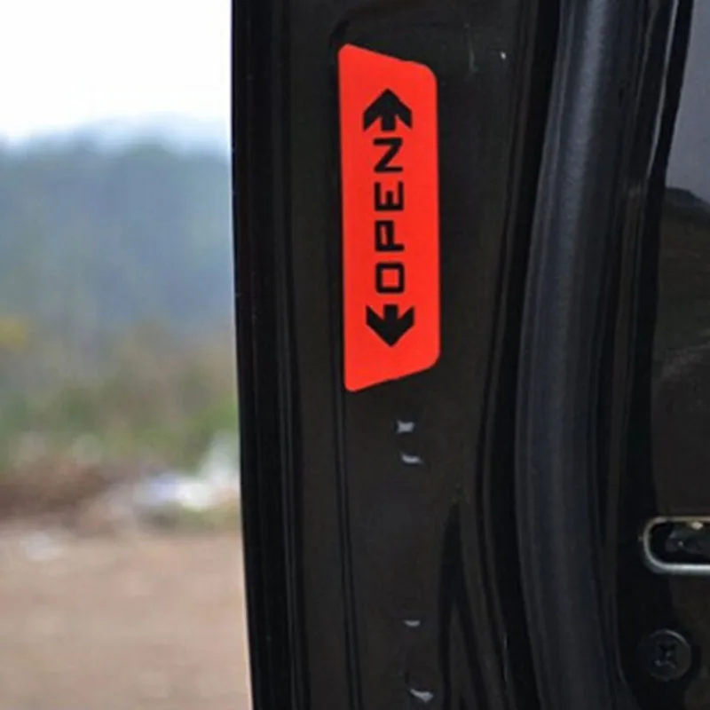 

Open reflective sticker warning safety car styling car sticker for Subaru Suzuki SX4 SWIFT Alto Liane Grand Vitara