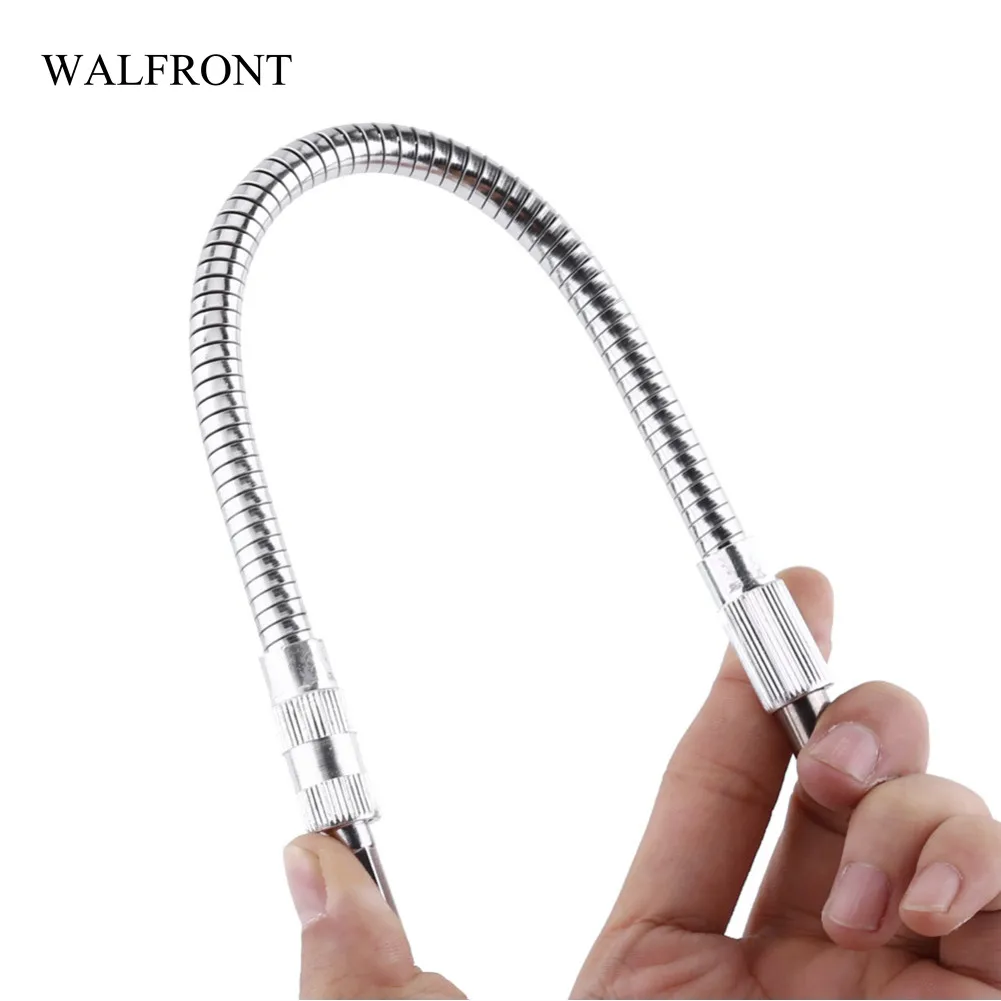 

WALFRONT Metal Screw Cordless Drill Flexible Shaft Hex Shank Extension Screwdriver Bit Holder Connect Link Rotary Grinder Tools